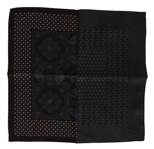 Dolce & Gabbana Multicolor Silk Pocket Square Handkerchief