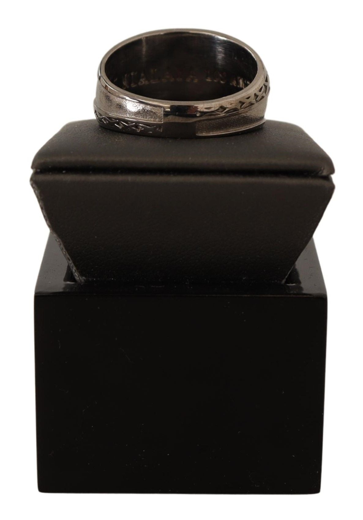 Nialaya Exquisite Silver Mens Statement Ring