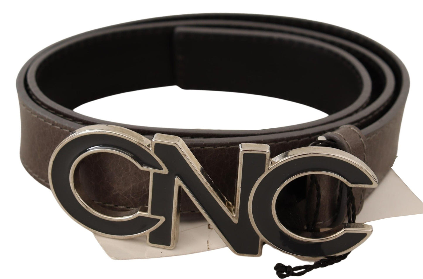 Costume National Elegant Waxed Cotton Fashion Belt