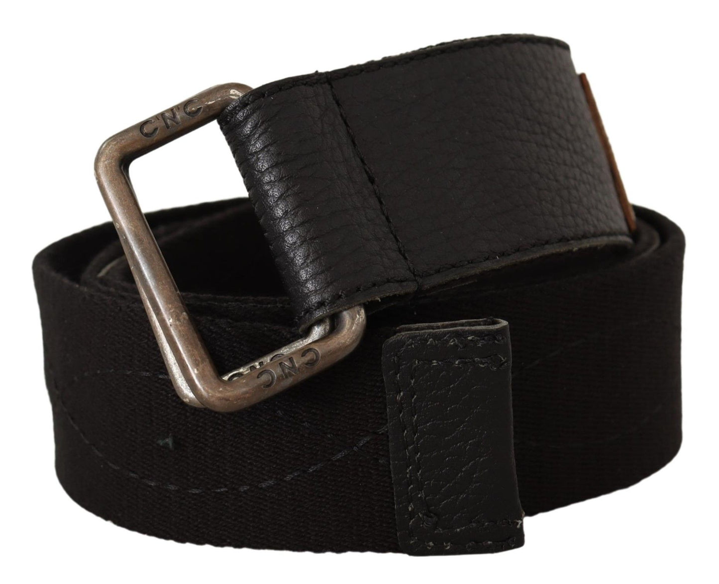 Costume National Elegant Cotton-Leather Blend Fashion Belt