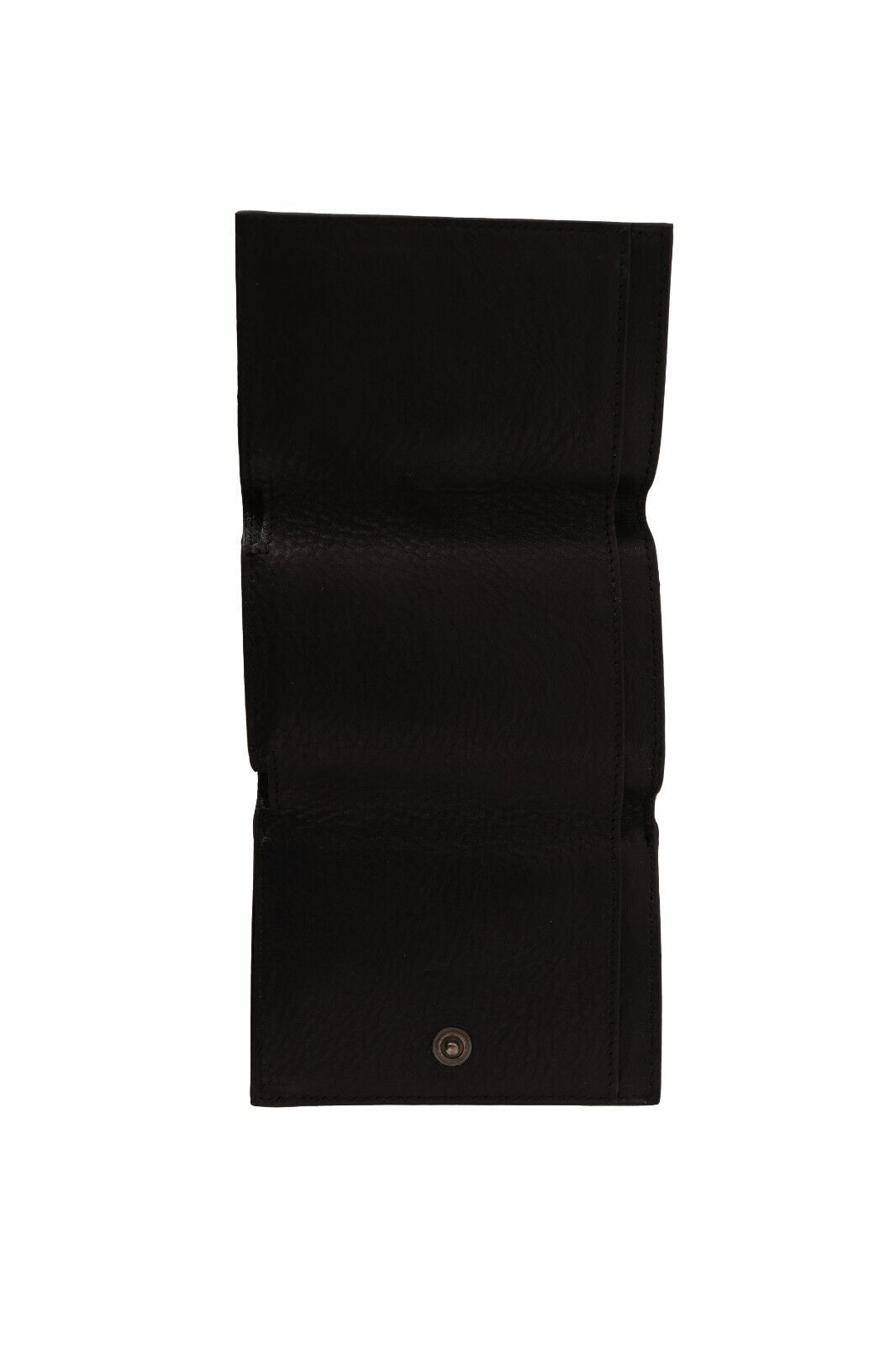 Dolce & Gabbana Elegant Black Leather Multi-Kit Trifold Wallet