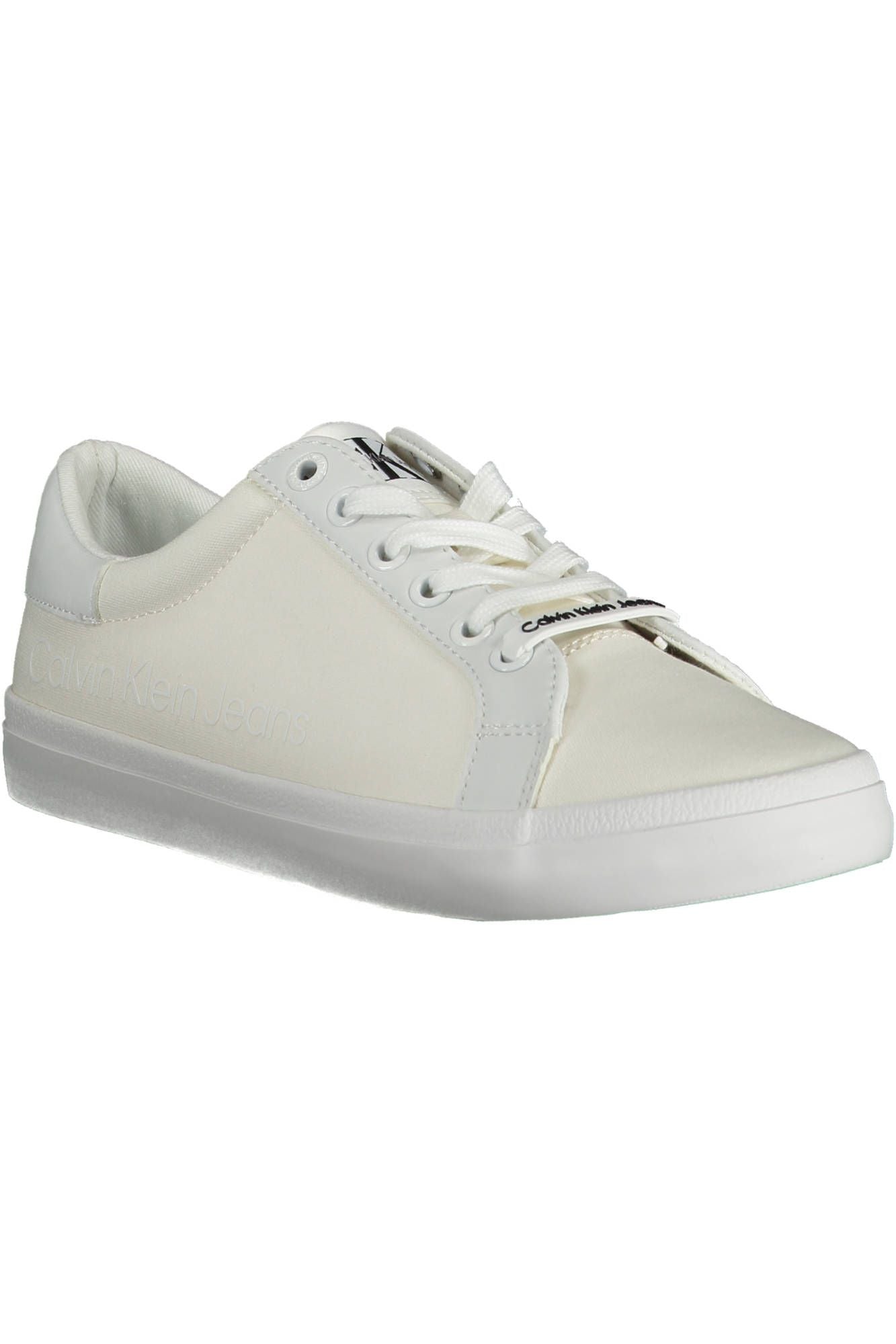 Calvin Klein White Cotton Women Sneaker