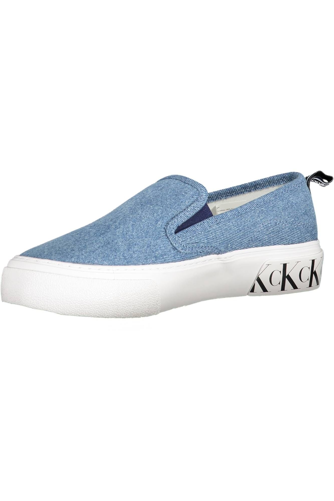 Calvin Klein Light Blue Cotton Women Sneaker