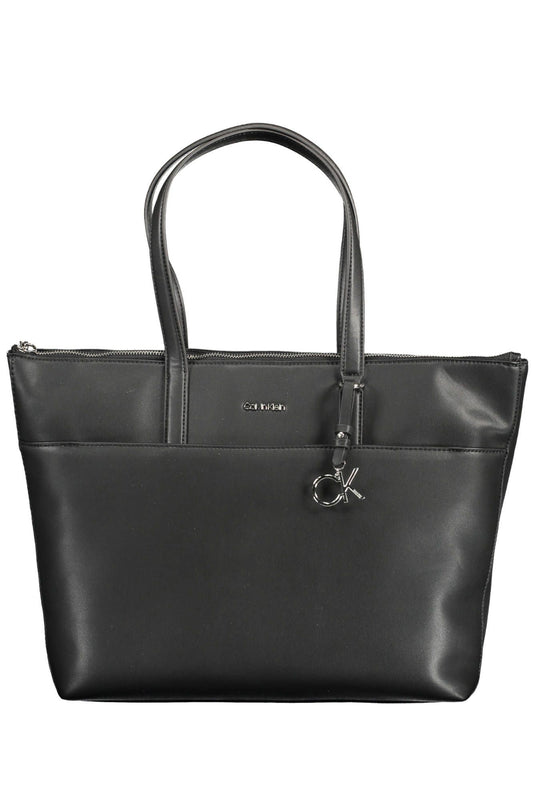 Calvin Klein Black Polyester Women Handbag