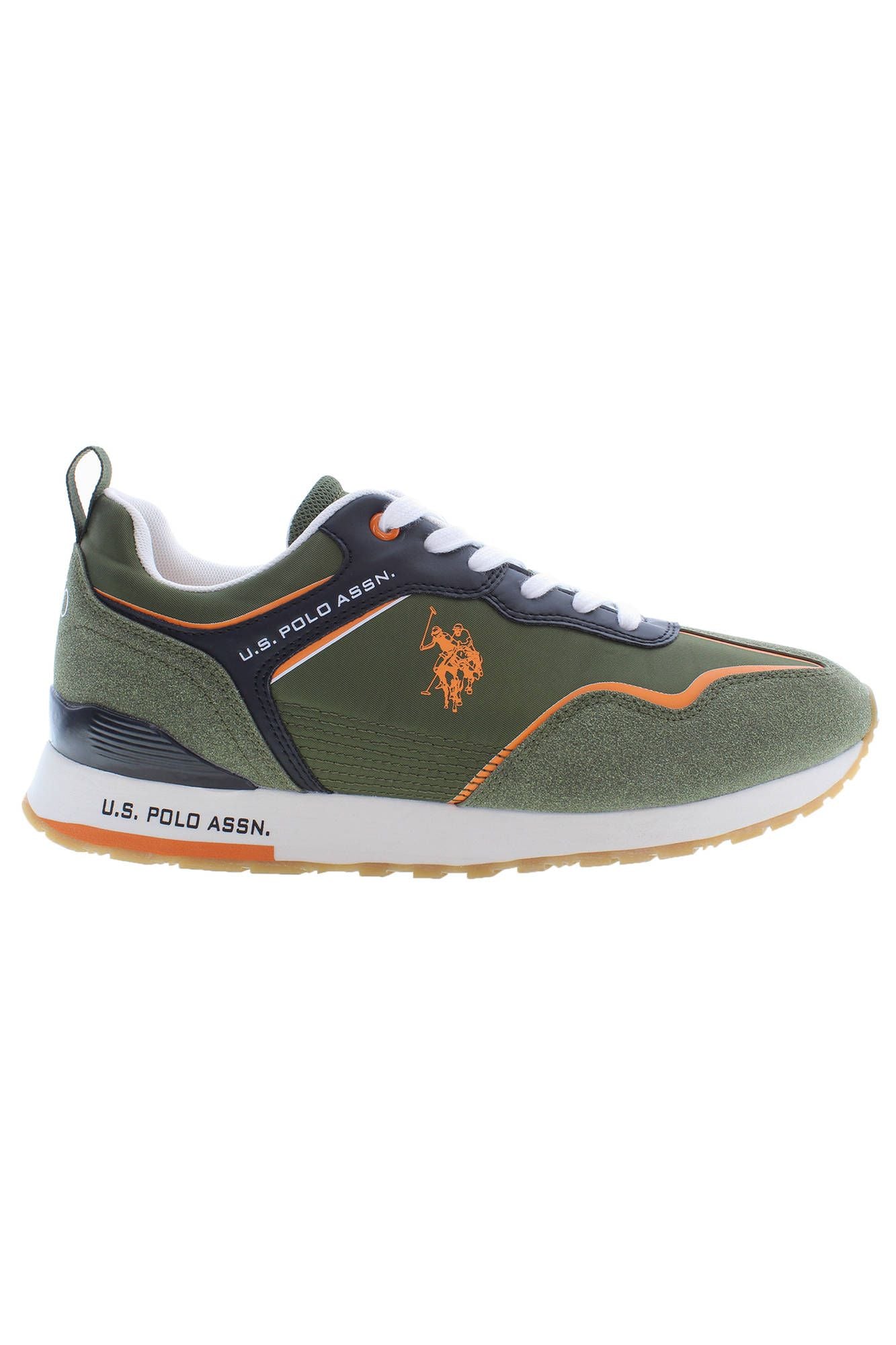 U.S. POLO ASSN. Green Polyester Men Sneaker