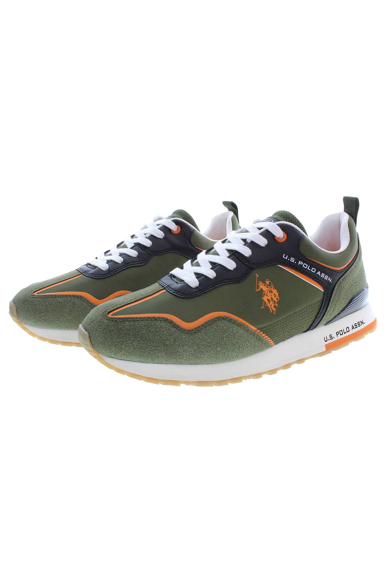 U.S. POLO ASSN. Green Polyester Men Sneaker