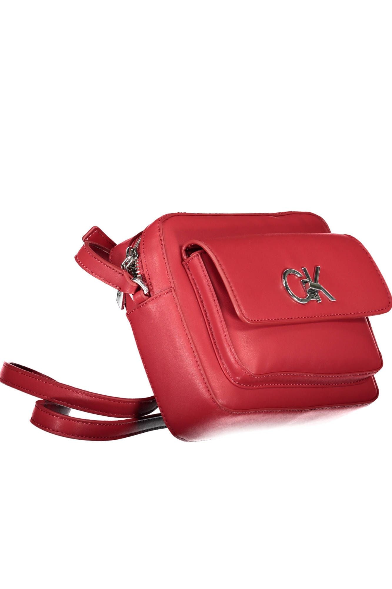 Calvin Klein Red Polyester Women Handbag