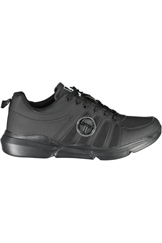 Sergio Tacchini Black Polyester Men Sneaker