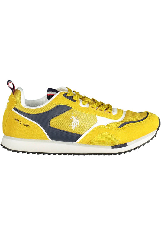 U.S. POLO ASSN. Yellow Polyester Men Sneaker