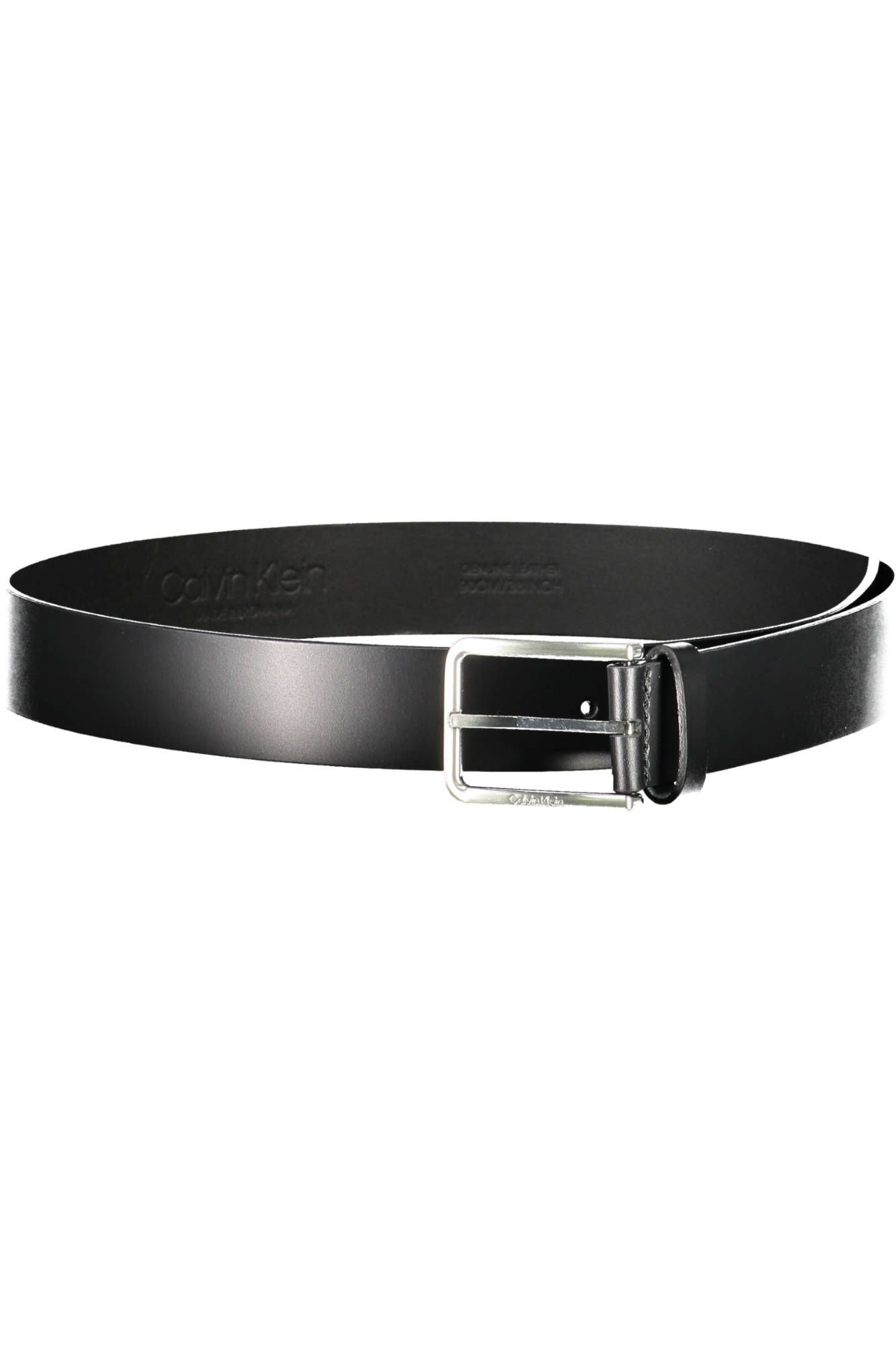 Calvin Klein Black Leather Men Belt