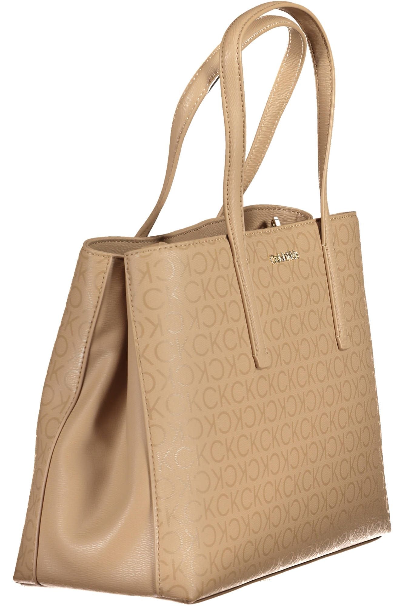 Calvin Klein Beige Polyester Women Handbag