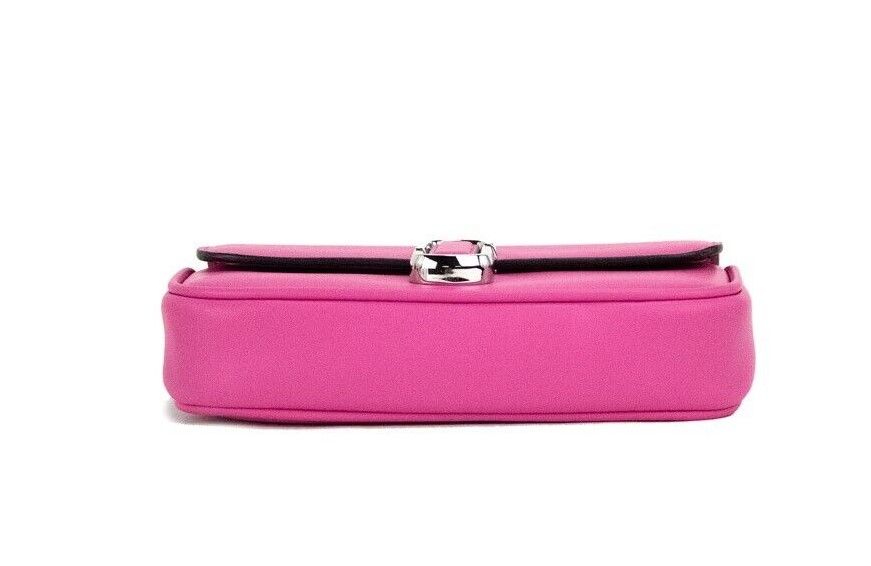 Marc Jacobs The J Marc Mini Shoulder Bag Magenta Smooth Leather Convertible Bag