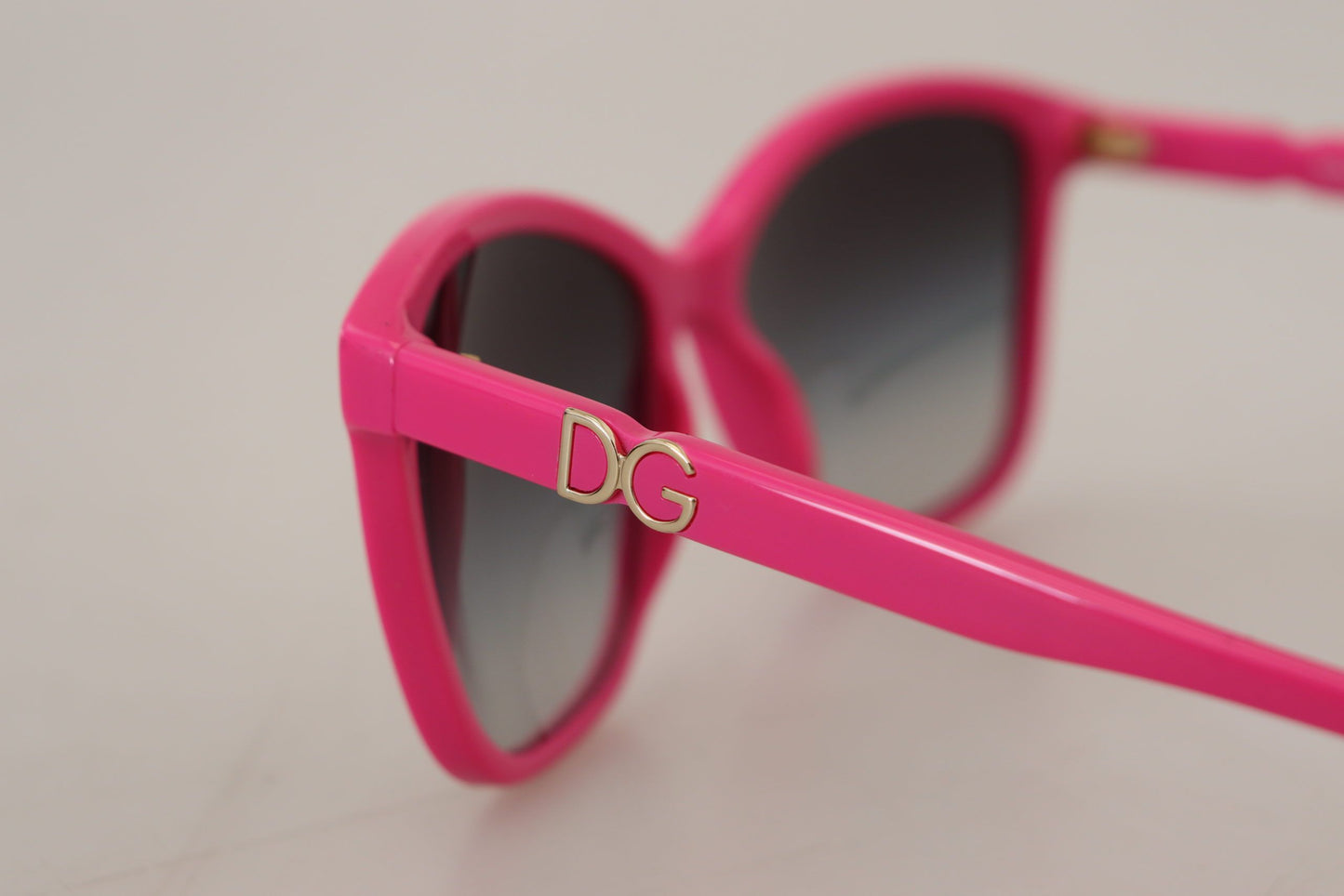 Dolce & Gabbana Elegant Pink Round Sunglasses for Women