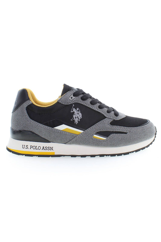 U.S. POLO ASSN. Gray Polyester Men Sneaker