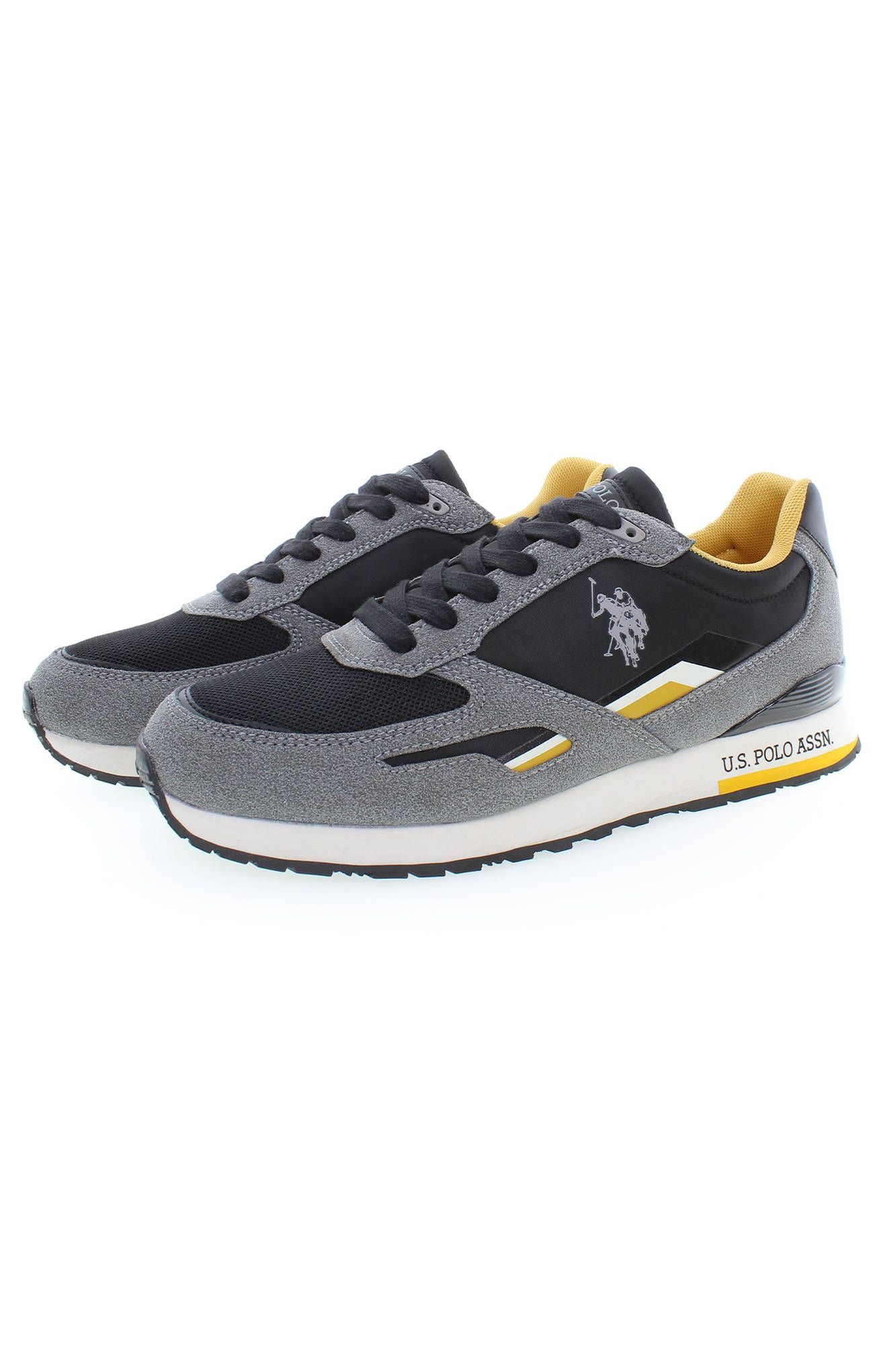 U.S. POLO ASSN. Gray Polyester Men Sneaker