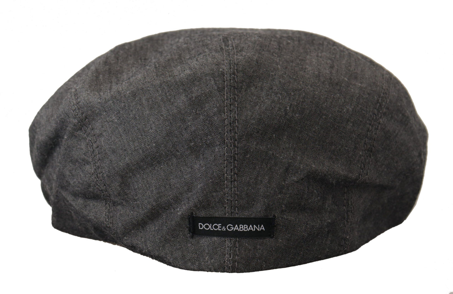 Dolce & Gabbana Elegant Gray Newsboy Hat