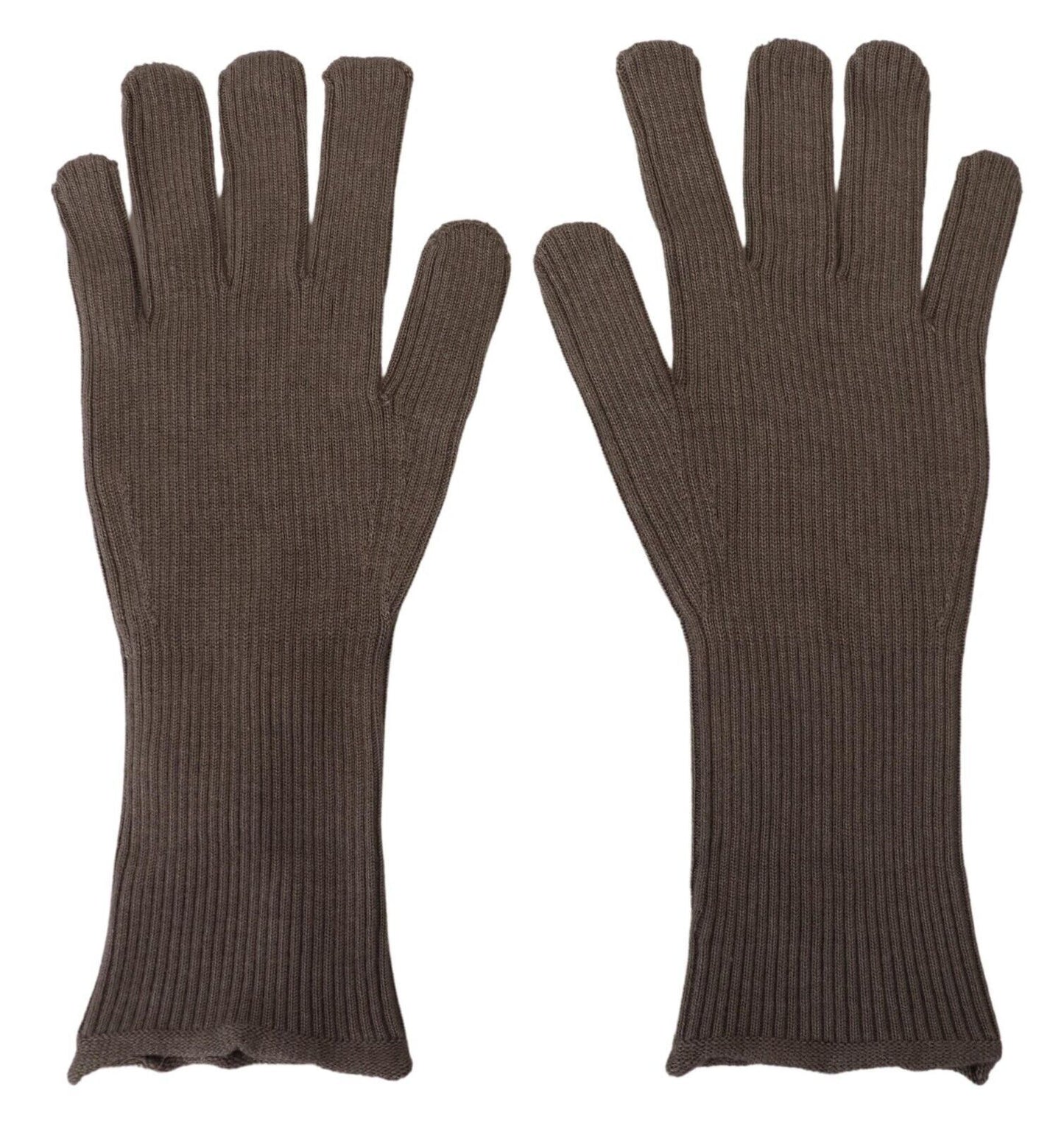 Dolce & Gabbana Elegant Cashmere-Silk Blend Winter Gloves