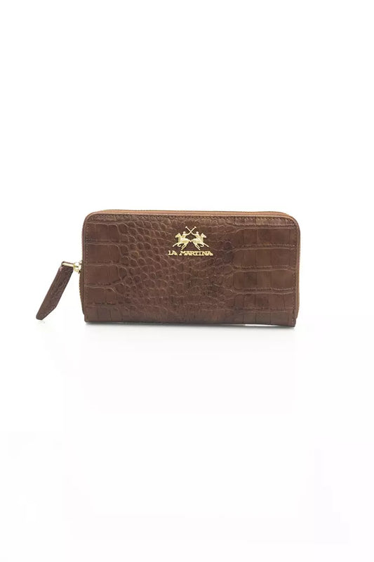 La Martina Brown Polyethylene Women Wallet