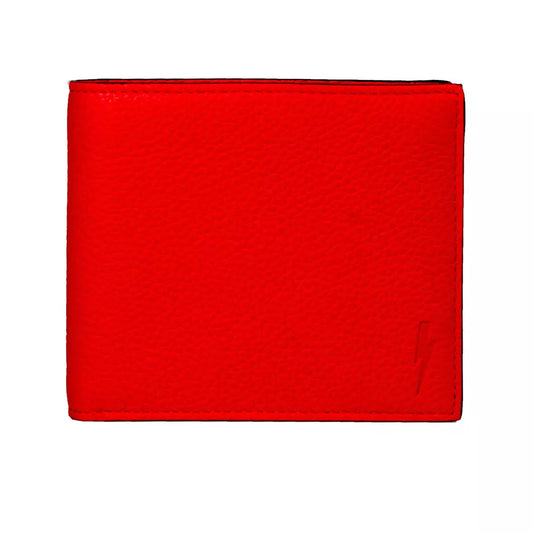 Neil Barrett Red Leather Men Wallet