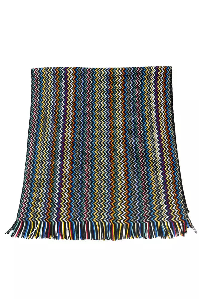 Missoni Multicolor Wool Men Scarf