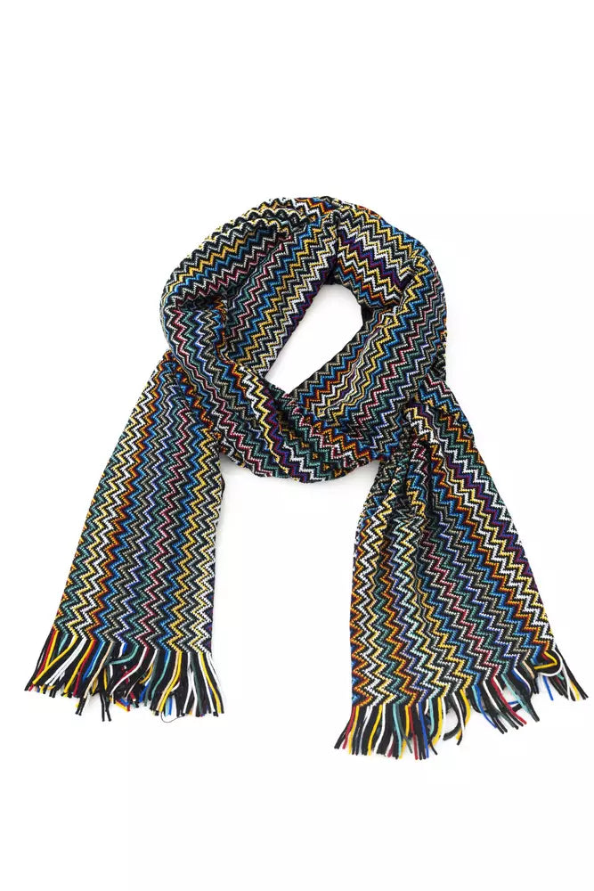 Missoni Multicolor Wool Men Scarf