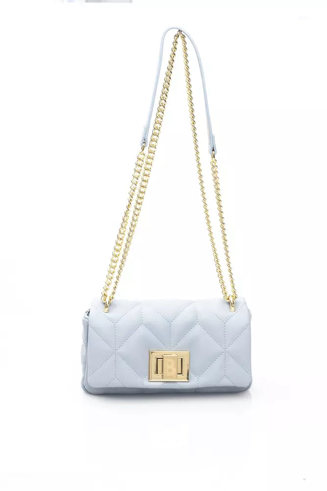 Baldinini Trend Light Blue Polyethylene Women Shoulder Bag