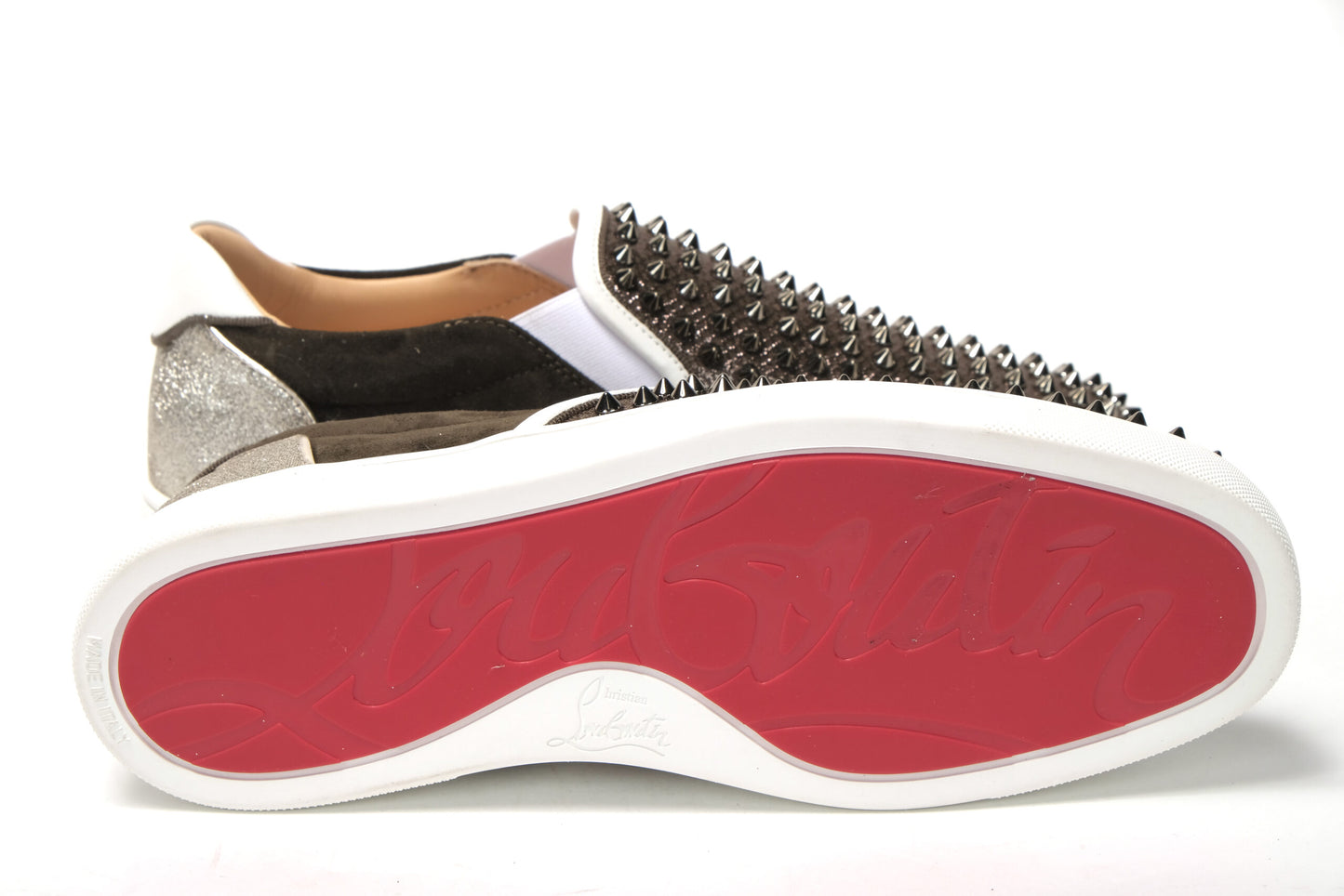 Christian Louboutin Alpino Version Sailor Boat Orlato Spikes Flat Shoes