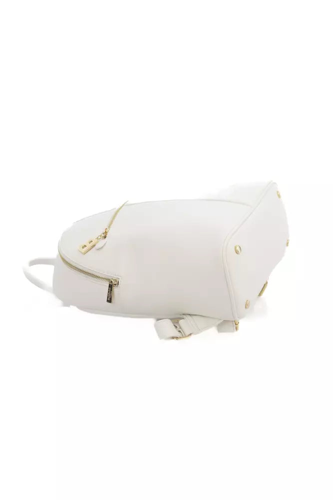 Baldinini Trend White Polyethylene Women Backpack