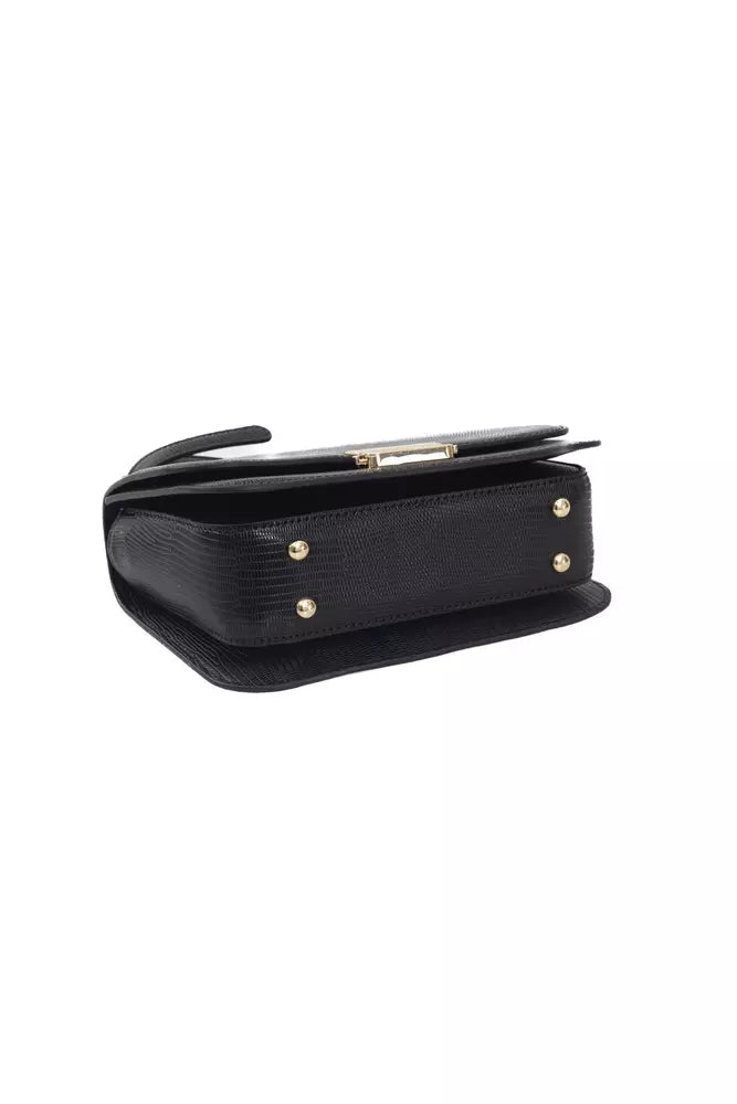 Baldinini Trend Black Polyurethane Women Crossbody Bag