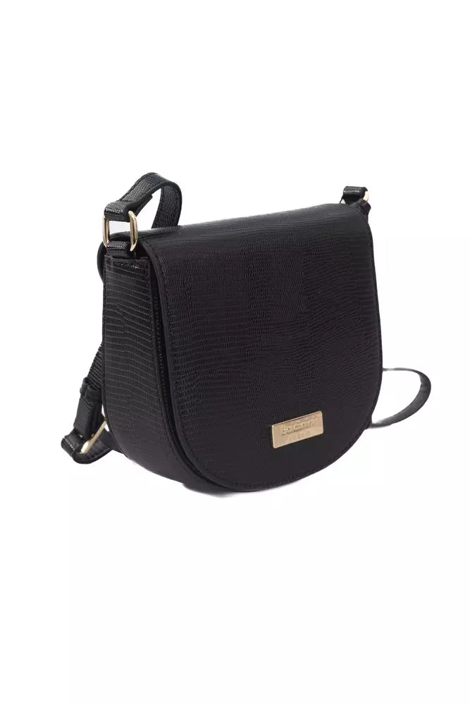 Baldinini Trend Black Polyurethane Women Crossbody Bag