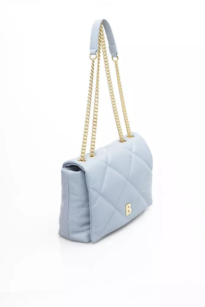 Baldinini Trend Light Blue Polyethylene Women Shoulder Bag