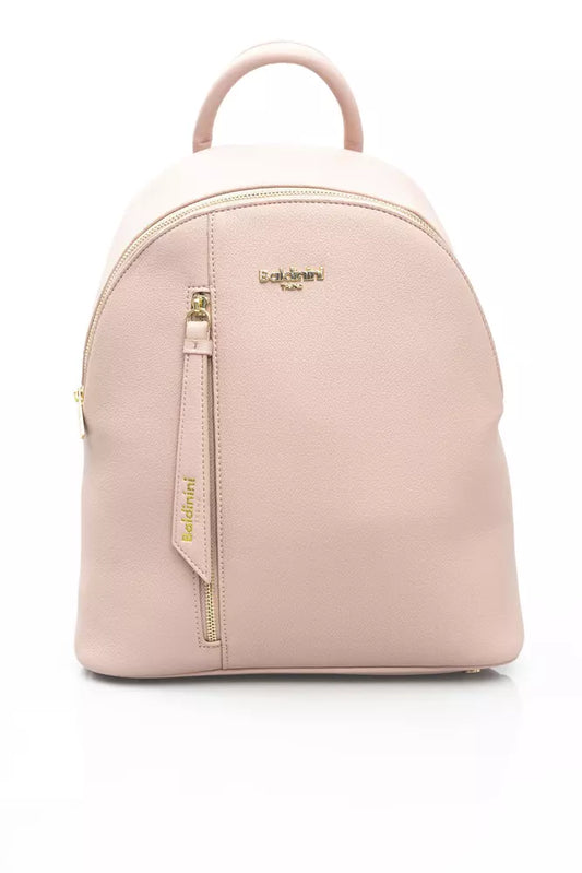 Baldinini Trend Pink Polyethylene Women Backpack