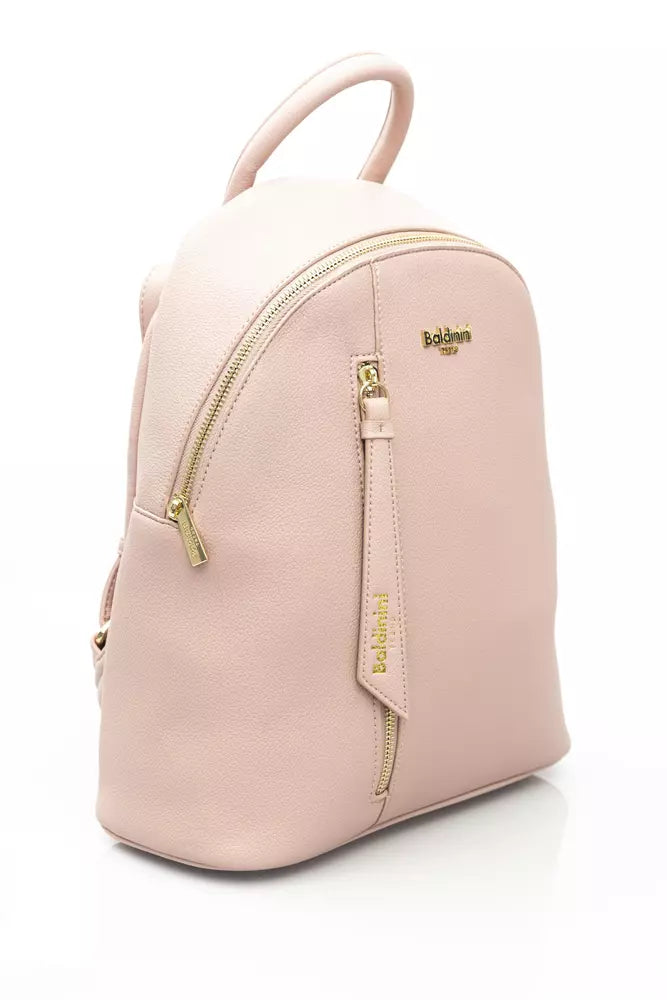 Baldinini Trend Pink Polyethylene Women Backpack