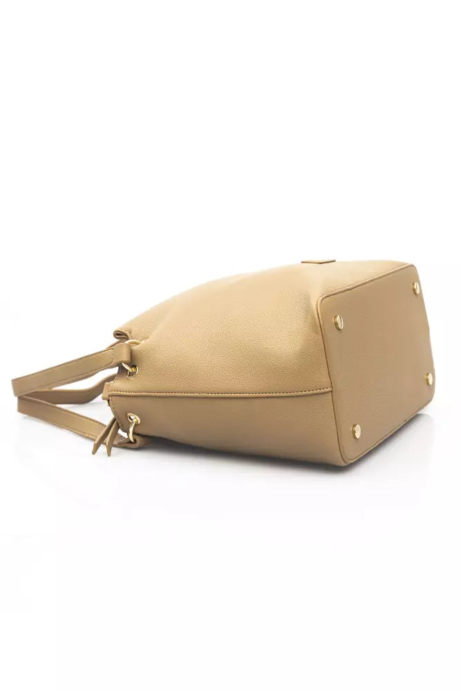 Baldinini Trend Beige Polyethylene Women Shoulder Bag