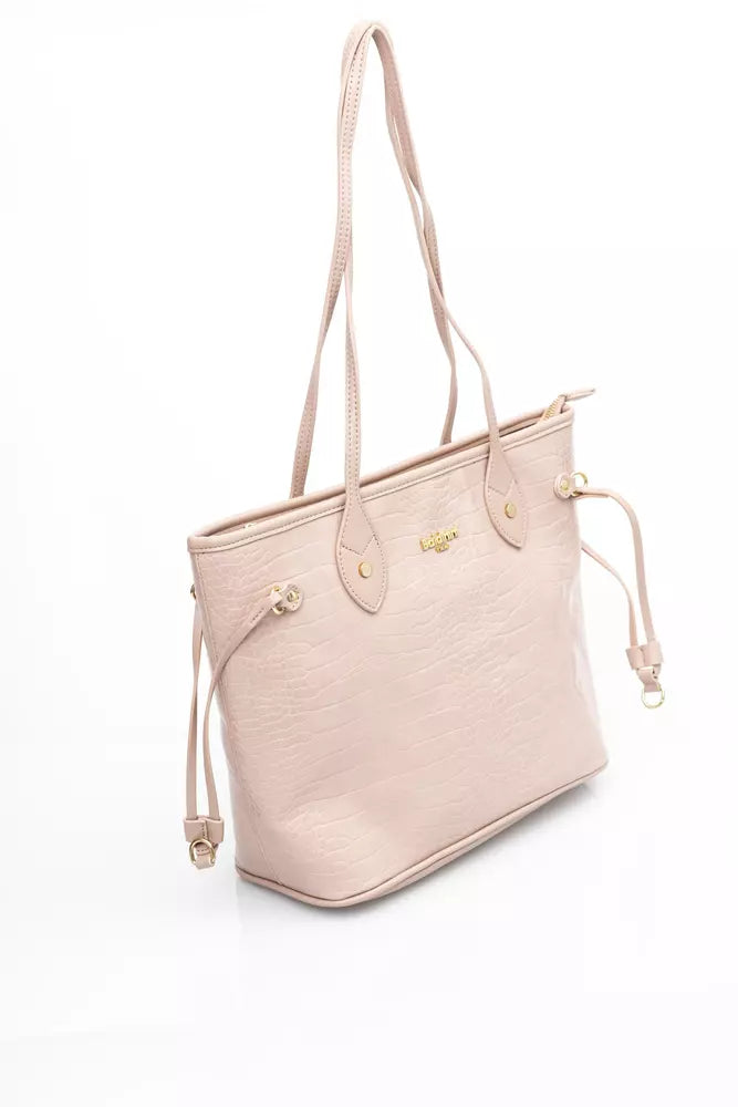 Baldinini Trend Pink Polyethylene Women Shoulder Bag