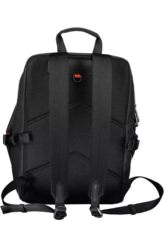 Calvin Klein Black Polyester Men Backpack