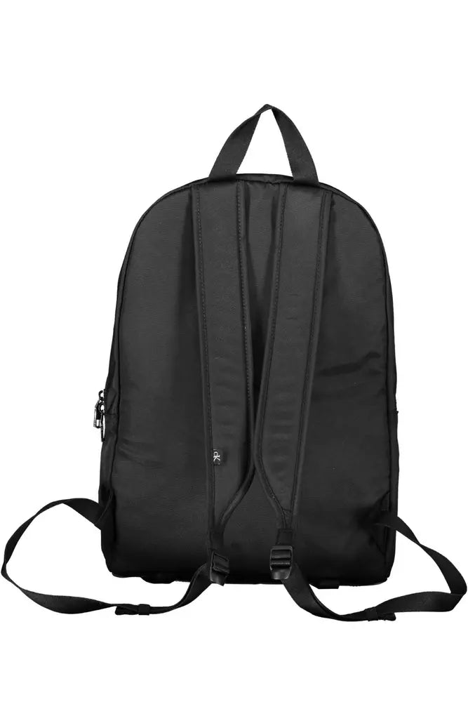 Calvin Klein Black Polyester Men Backpack