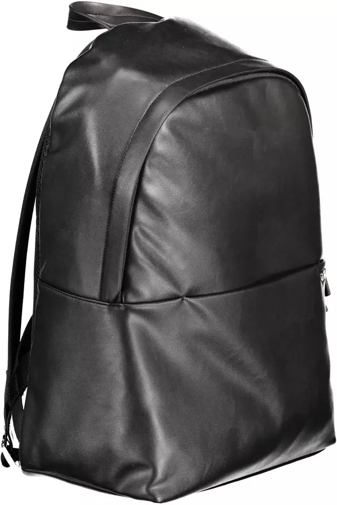 Calvin Klein Black Polyester Men Backpack