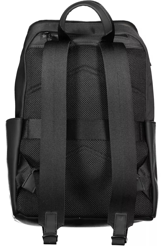 Calvin Klein Black Polyester Men Backpack