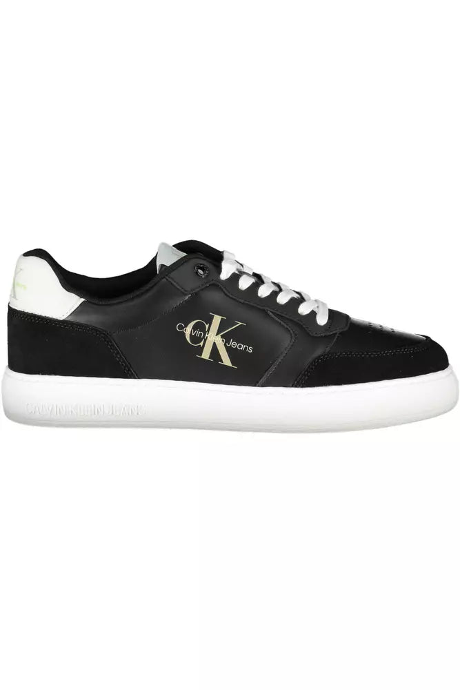 Calvin Klein Black Polyester Men Sneaker