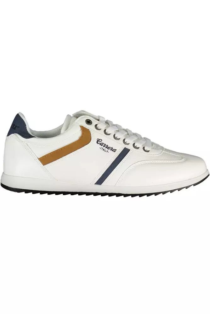 Carrera White Polyethylene Men Sneaker