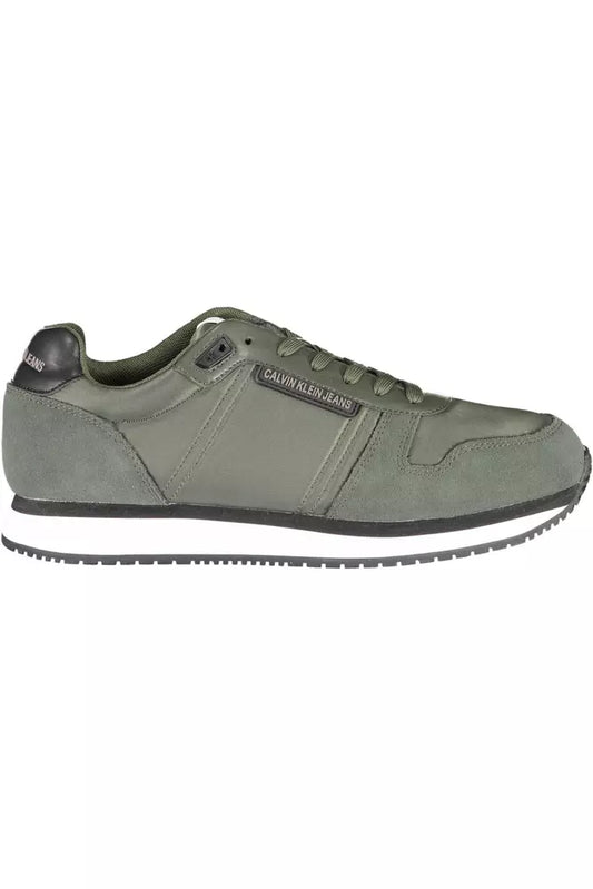 Calvin Klein Green Polyester Men Sneaker