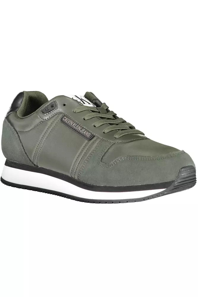 Calvin Klein Green Polyester Men Sneaker