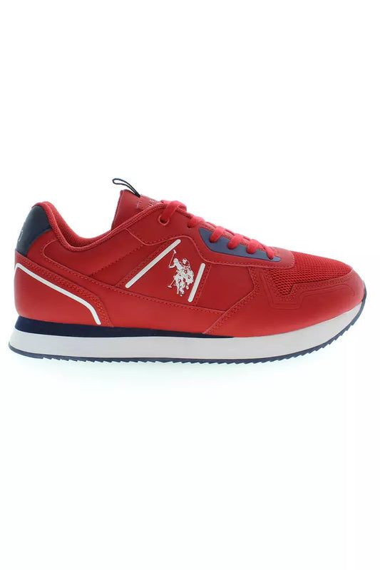 U.S. POLO ASSN. Red Polyester Men Sneaker