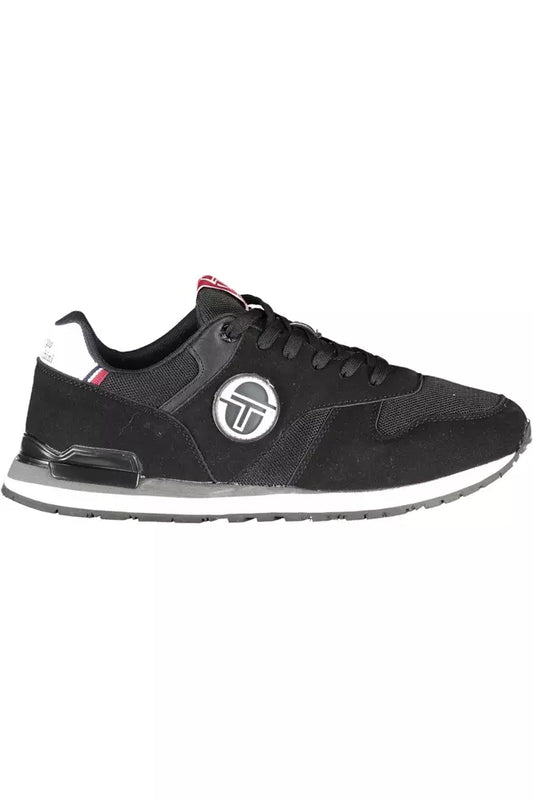 Sergio Tacchini Black Polyester Men Sneaker