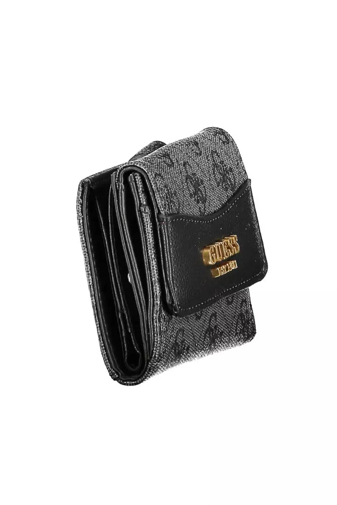 Guess Jeans Black Polyethylene Women Wallet