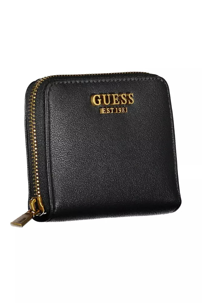 Guess Jeans Black Polyethylene Women Wallet