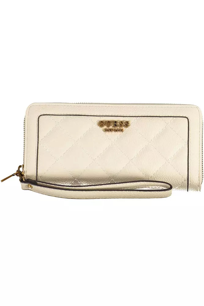 Guess Jeans Beige Polyethylene Women Wallet