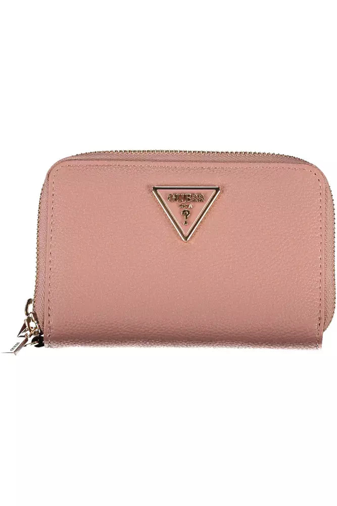 Guess Jeans Pink Polyethylene Women Wallet