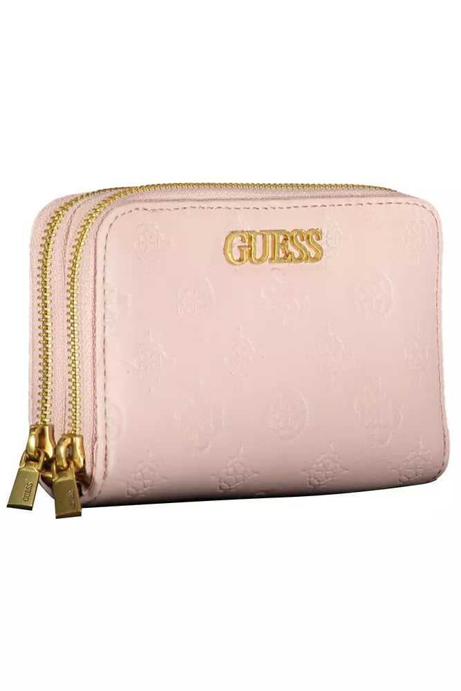 Guess Jeans Pink Polyethylene Women Wallet